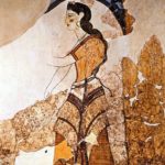 0 Fresco, Akrotiri, Thera, Priestess | Purple: How a Failed Chemistry Lab Experiment Altered 19th Century Class Structure | Writer Mariecor | WriterMariecor.com