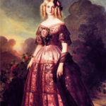 3a Franz Xaver Winterhalter, Princess Maria Carolina of Bourbon, 1846 | Purple: How a Failed Chemistry Lab Experiment Altered 19th Century Class Structure | Writer Mariecor | WriterMariecor.com