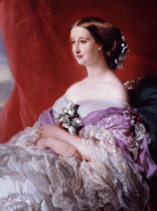 4b Franz Xaver Winterhalter Portrait of Empress Eugenie 1894 | Purple: How a Failed Chemistry Lab Experiment Altered 19th Century Class Structure | Writer Mariecor | WriterMariecor.com