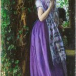 5c April Love by Arthur Hughes, Pre-Raphaelite Brotherhood | Purple: How a Failed Chemistry Lab Experiment Altered 19th Century Class Structure | Writer Mariecor | WriterMariecor.com