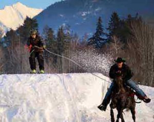 The Cowboy Winter Sport of SKIJORING | Writer Mariecor | WriterMariecor.com