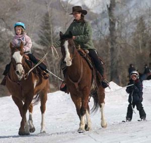 Youth Trainees Skijoring with Instructor | Writer Mariecor | WriterMariecor.com